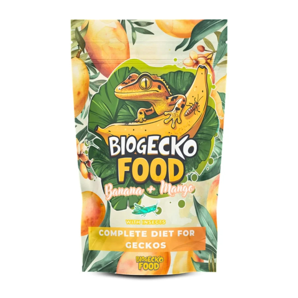 BioGecko Food Banana & Mango Pokarm dla Gekonów Orzęsionych 100g